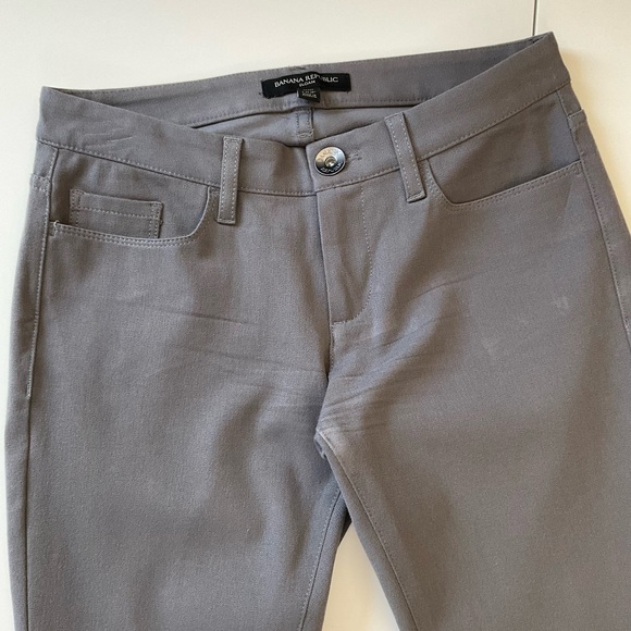 Banana Republic Sloan Stretchy Gray Pants 00P - Picture 3 of 8